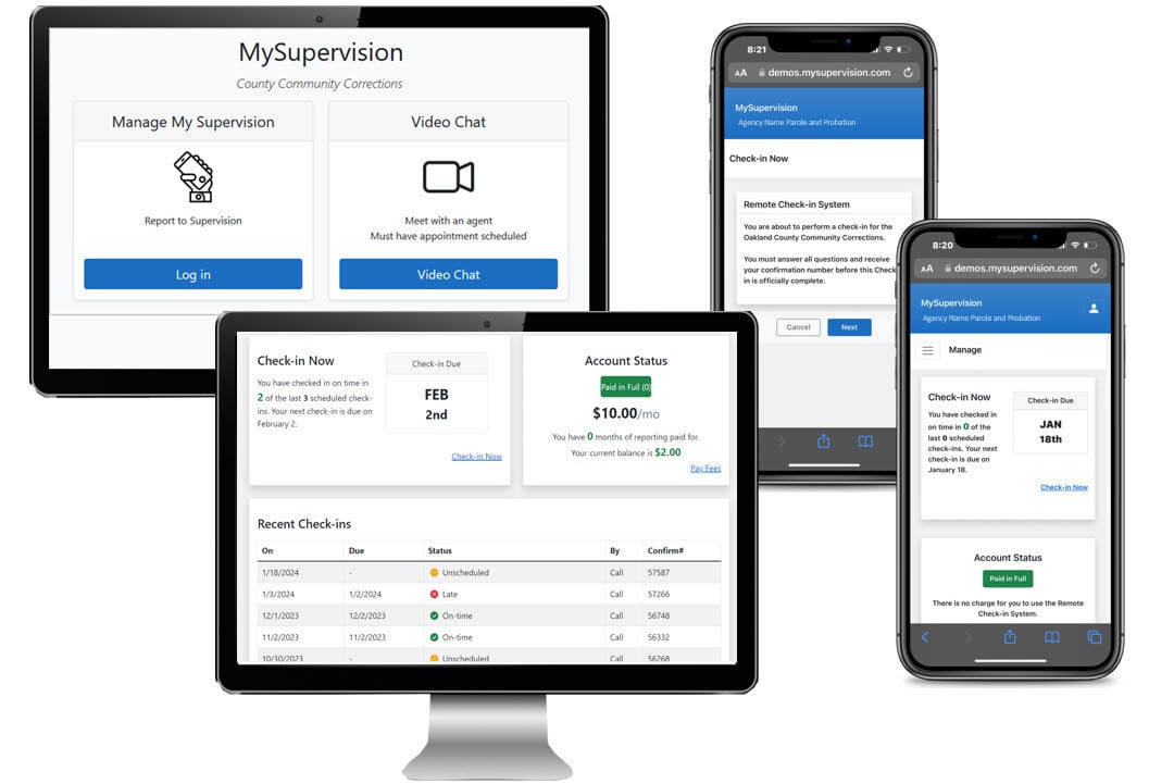 MySupervision Client Web Portal